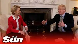 PM Boris Johnson meets European Commission President Ursula von der Leyen at Downing Street
