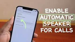 How to Enable Automatic Speaker for Calls on iPhone