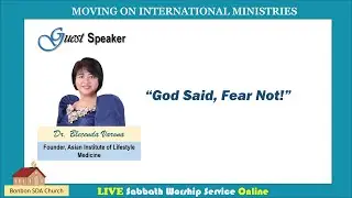 &ldquo;God Said, Fear Not!&rdquo; | Dr. Blecenda Varona