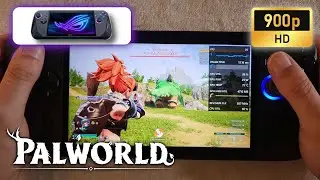 ASUS ROG Ally X | Palworld | 900p | AFMF2 - medium settings