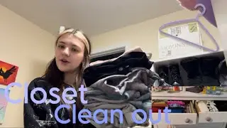 Cleaning out my closet! (I desperately needed this)
