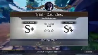 Dauntless Trial Embermane 1:02 - Duo