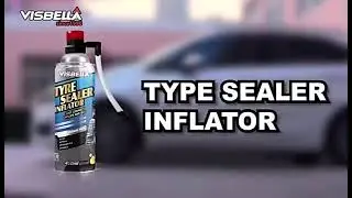 Visbella&reg; Tire Sealer Inflator