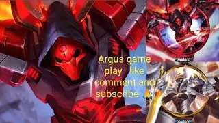 Argus Full Power Gameplay | Late Game Monster 😱#mobilelegends #mlbb #gaming #trending #highlights 