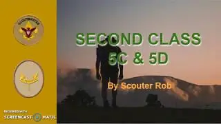 BSA SECOND CLASS RANK REQUIREMENT 5C AND 5D