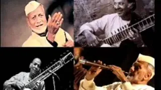 Vilayat Khan, Bismillah Khan, Shanta Prasad--Duetto (Jugalbandi) in Gujaree-Todi