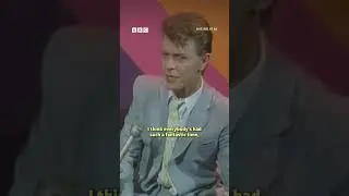 David Bowie just after he came off stage at Live Aid - BBC