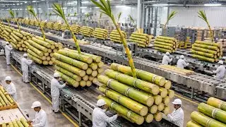 How Sugar Is Made: From Sugarcane to Your Table | 3D Factory Documentary #sugarcane #SugarFactory