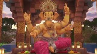 Ganpati Bappa Morya! 🙏 Unique ganpati model build in Minecraft 