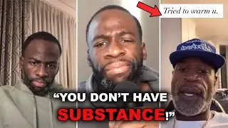 Stephen Jackson sends CRYPTIC WARNING to Draymond? This follow Green's CLAP BACK to Stak!