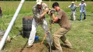 Manual well drilling, WFA method