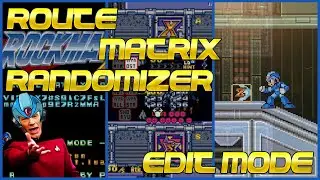 Route MatriX Randomizer: O novo randomizer de Mega Man X (modo Edit) (VOD da roxinha)