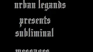 subliminal messages/urban legend