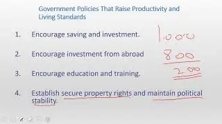 How do countries grow? (Part 2: 7 government policies)