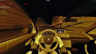 Late night cruising through Shutoku traffic with free rain fx - Assetto Corsa