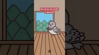 German Words Be Like 🐦 Birdie Learning German | Animation Meme | Original Audio: @LindsLearnsGerman