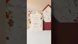 Rustic Wedding Invitaition Tutorial. Check it out on @crtvmrkt blog! 😊