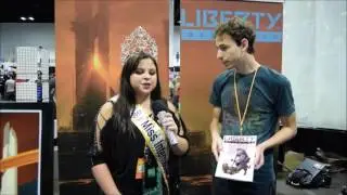 The amazing talented  Travis Vengroff at Comic Con
