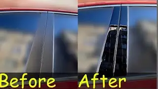 ARABA KAPI DİREĞİ SİYAH KAPLAMA (Kia Ceed)