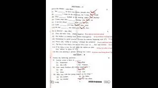 10th Class English Paper Answer || Mp Board Exam 2022