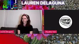 Lauren Delaguna Gets Trolled By Frauditor Troll 🧌 🤣🥲