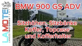 BMW F 900 GS ADV Koffer Kofferhalter Sitzb&auml;nke u Sitzh&ouml;hen im Langzeitmotorradtest BMW WERK LEIPZIG