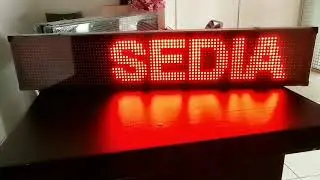 running text indoor wifi 100x20 RED