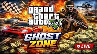 GTA 5 LIVE 🔥 Car Racing, Heists & Making Millions! | GHOST ZONE
