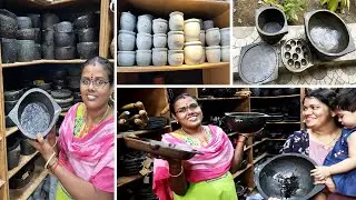 STONE VESSELS / நமது சமையலுக்கு முதன் முறையாக வாங்கிய கல் சட்டிகள் / வீடு தேடி வரும் கல் சட்டிகள்