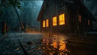 Forest Cabin Rain Sounds | NO ADS | Gentle RDR2 Ambience for Sleep & Relaxation