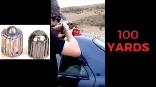 Shotgun slug (Gualandi) shooting at 100 yards (91m)