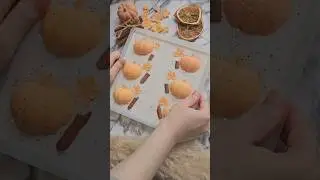 Cutting the pumpkin spice Soap #autumn #fall #soap #soapmaking #shorts #shortsvideo #explore #diy