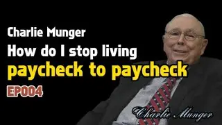 How do I stop living paycheck to paycheck? #mungerwisdom #investing #money #financialfreedom