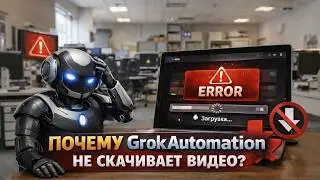 Почему Grok Automation не скачивает видео?