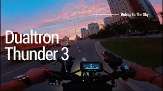 Dualtron Thunder 3 Dreamy Sunset POV Ride 4K.