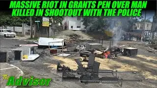 Riot in Grants Pen this morning over gunman, Jadean Gooden, who was killed by police