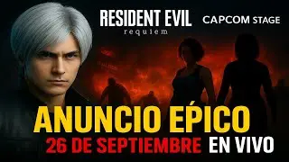Resident Evil 9 Requiem EN VIVO &ndash; Capcom TGS 2025 😱 &iexcl;LEON, JILL y CLAIRE en el escenario! REACTION