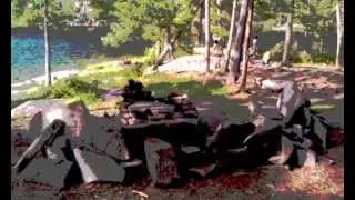 Algonquin Park: Opalescent Lake interior campsite