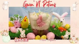 Bougie Petit Lapin pour P&acirc;ques (avec recette et commentaire)