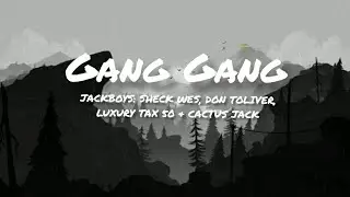 GANG GANG - JACKBOYS: SHEK WES, DON TOLIVER, LUXURY TAX 50 & CACTUS JACK (Lyrics)