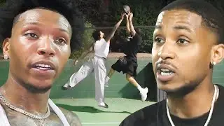 Silky & DDG 1v1 Basketball WAGER..