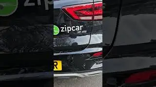 Renting Zipcar MG ZS in London