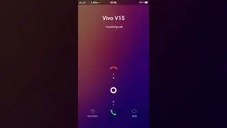Special Call Vivo V15 Incoming Calls!