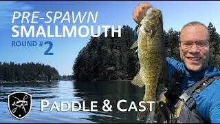 The Pre-Spawn is ON (Round #2): Catching Smallmouth in Western Washington  |  Paddle & Cast