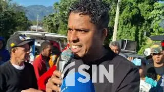 Grupos comunitarios marchan en Bonao exigiendo asfaltado e intervenci&oacute;n del r&iacute;o Yuna