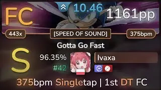 10.5⭐ Ivaxa | Norman J. Grossfeld - Gotta Go Fast [SPEED OF SOUND] +DTSO 96.35% FC #42 | 1161pp