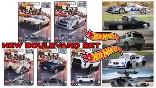 HOT WHEELS 2021 BOULEVARD SET REVEALED Including a NEW Mercedes and Toyota!!! HOT WHEELS NEWS!!!