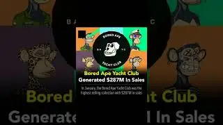 The Bored Ape Yacht Club collection generated over $287M  #shorts