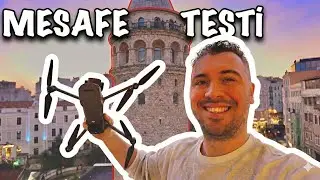 DRONE’LA GALATA’DA MESAFE TESTİ