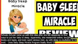 Is baby sleep miracle legit   do i recommend this product to my friends and family? absolu